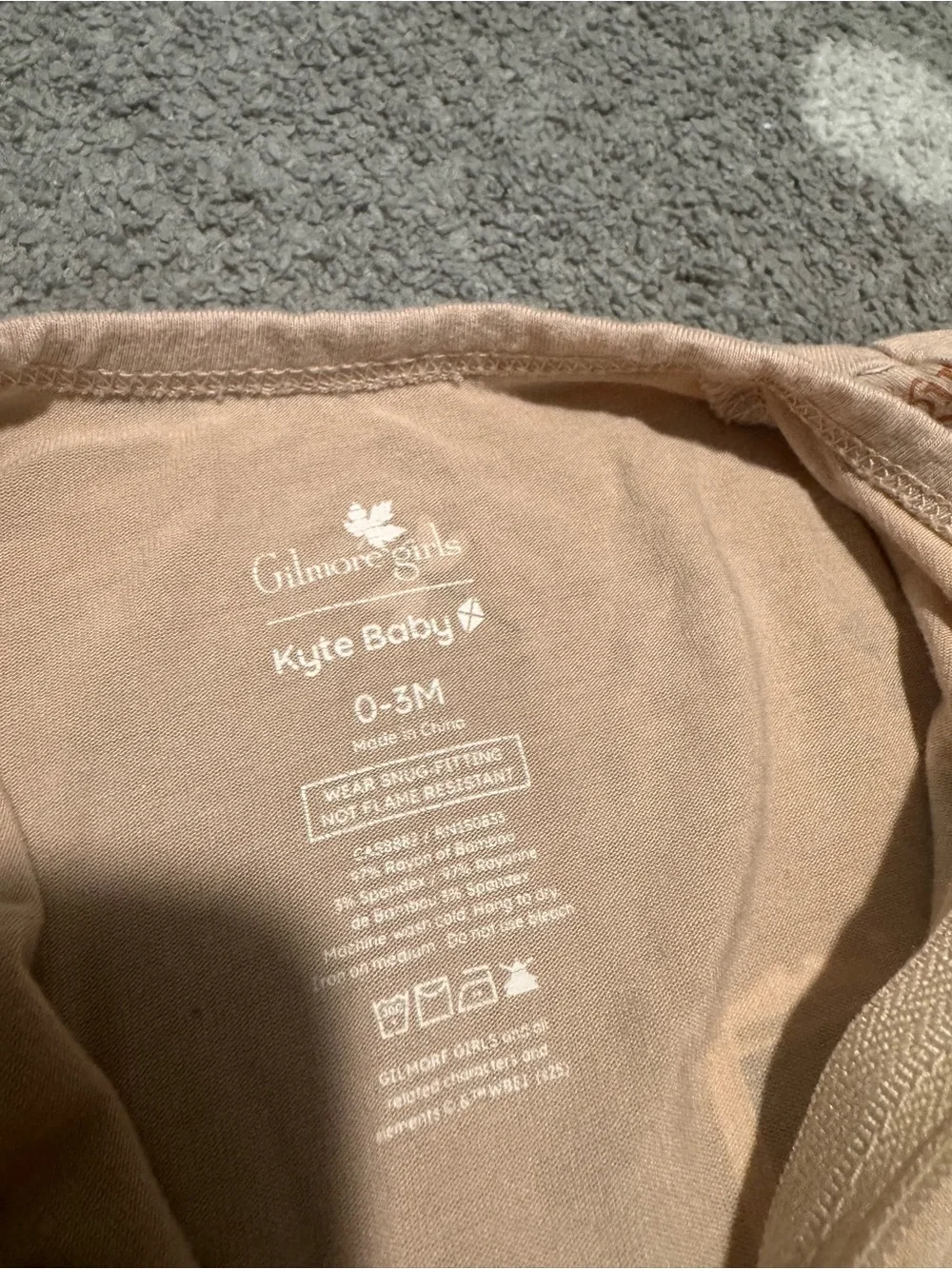 Kyte Baby Gilmore Girls Printed Footed Baby One-Piece 0-3 months